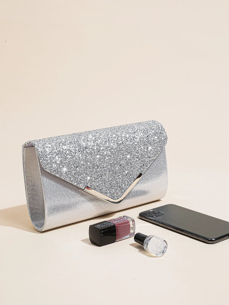 Aaliyah- Sparkling Sequin Clutch 6