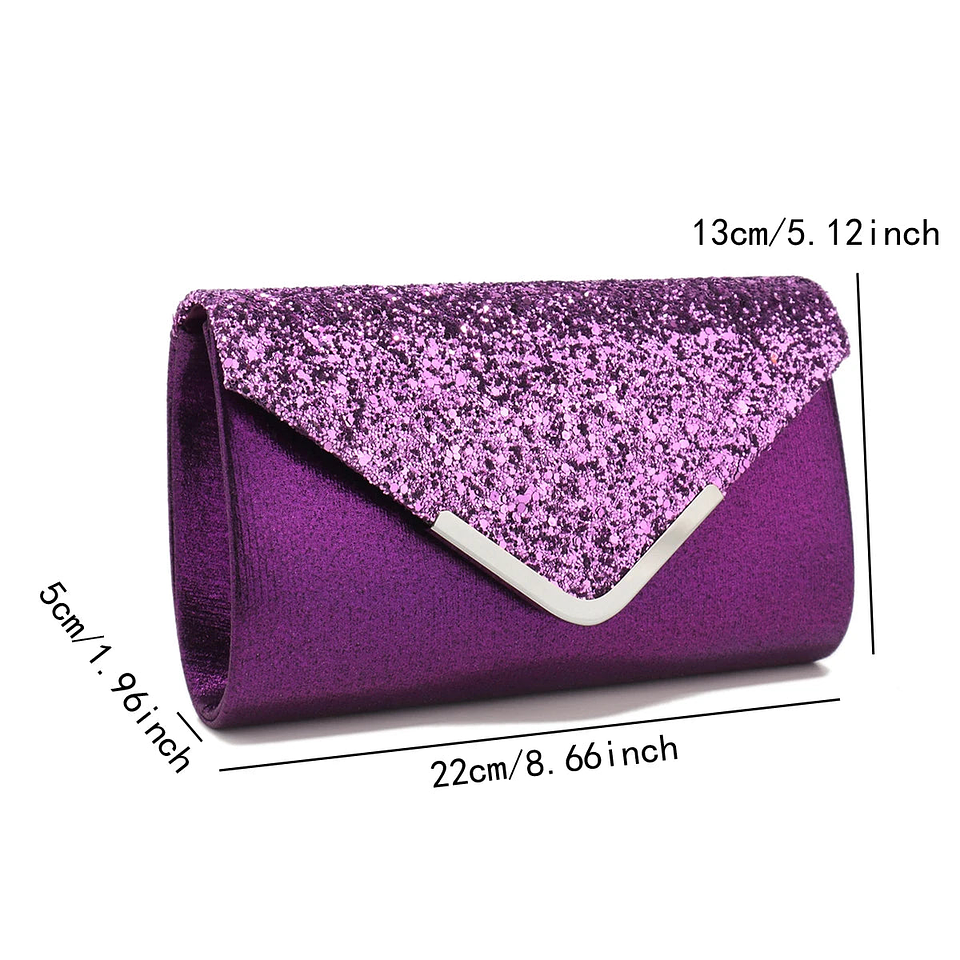 Sydney- Glittering Clutch Bag 2