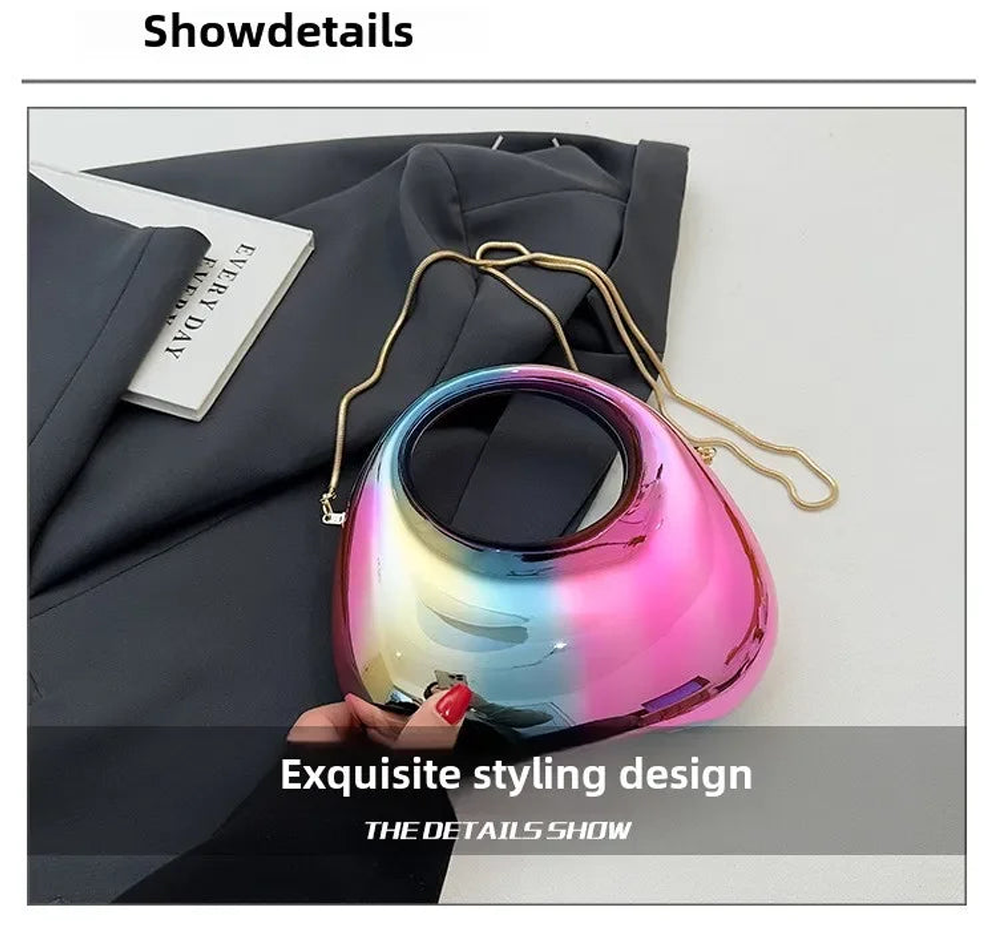 Gaia- Acrylic Clutch 9