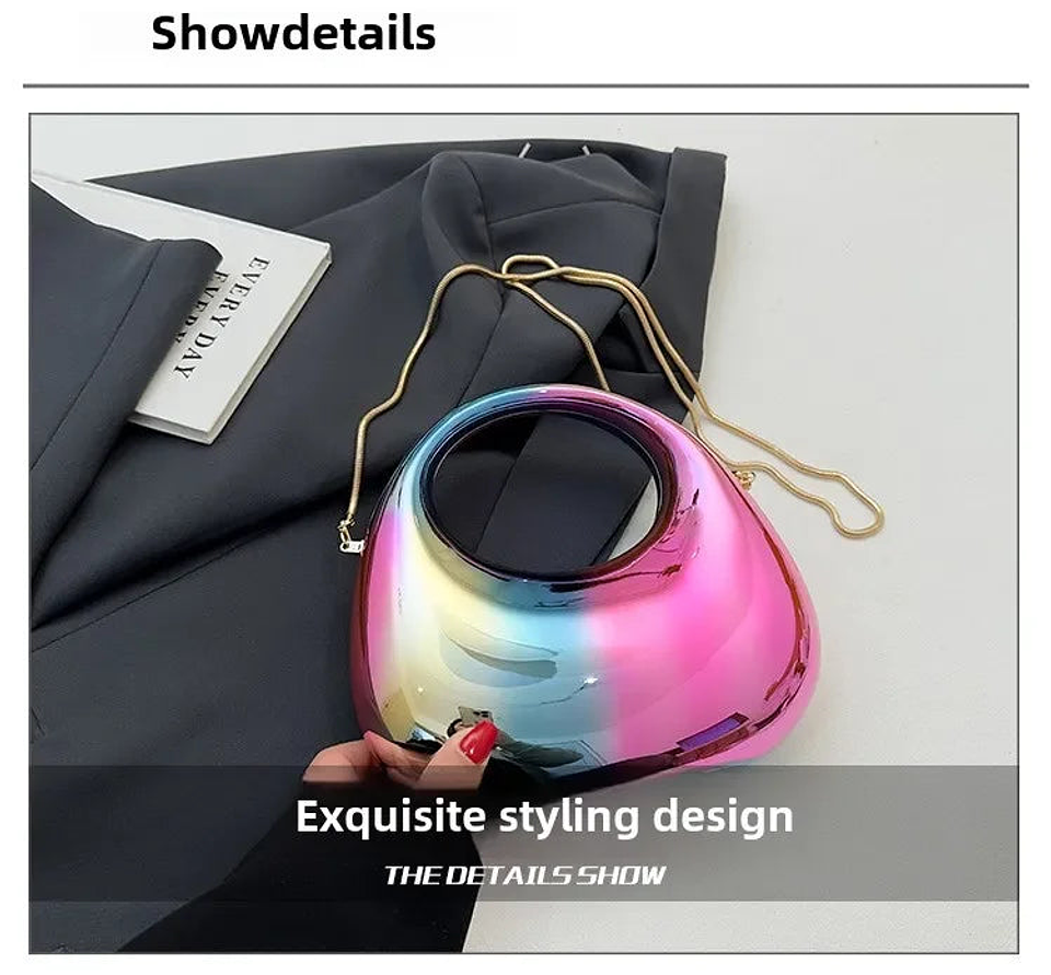 Gaia- Acrylic Clutch 9