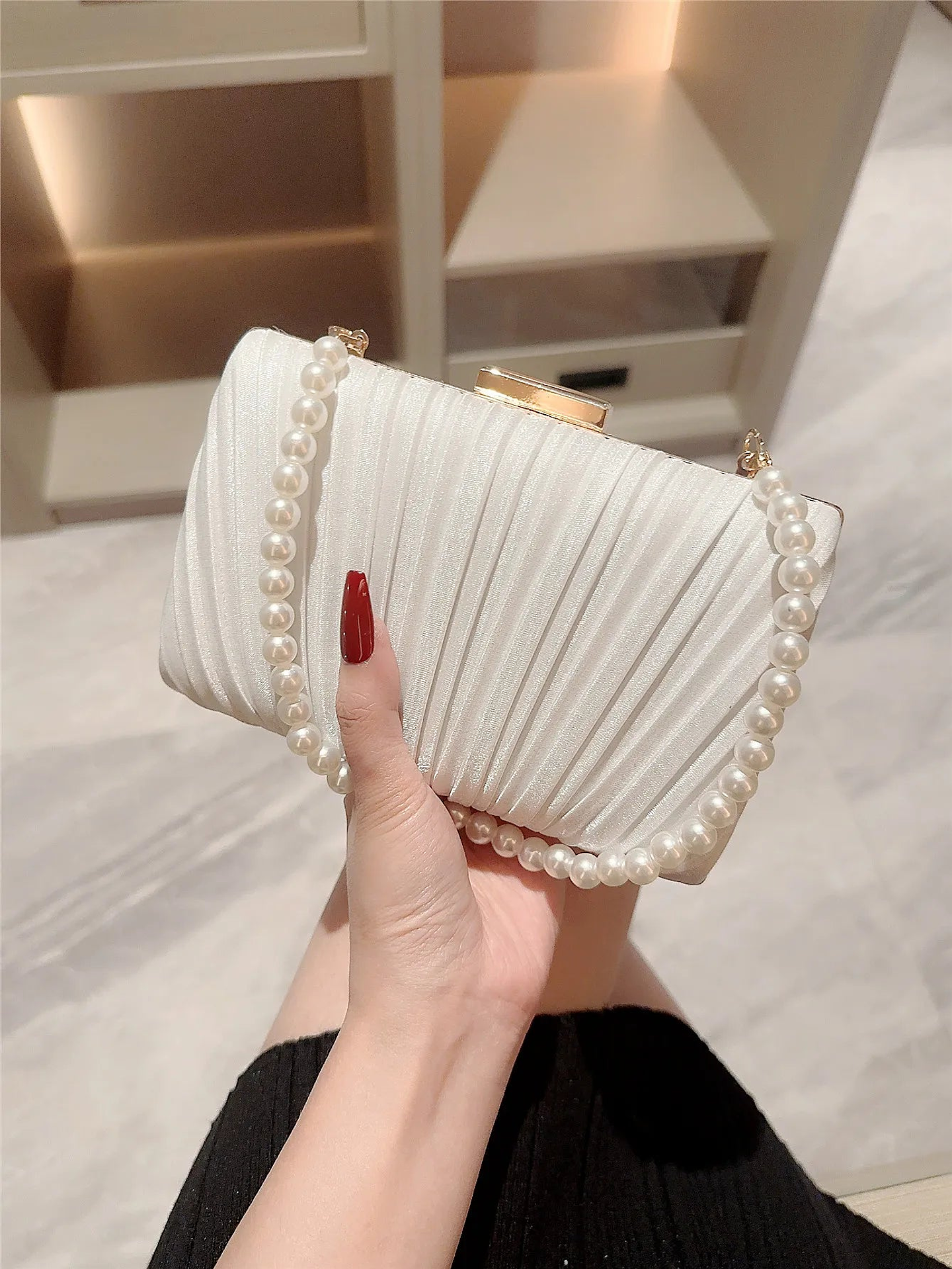 Noor- Satin Evening Bag 6