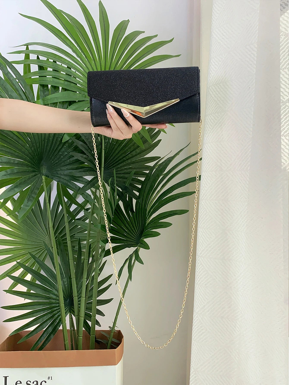 Odette- Pleated Satin Bag 23