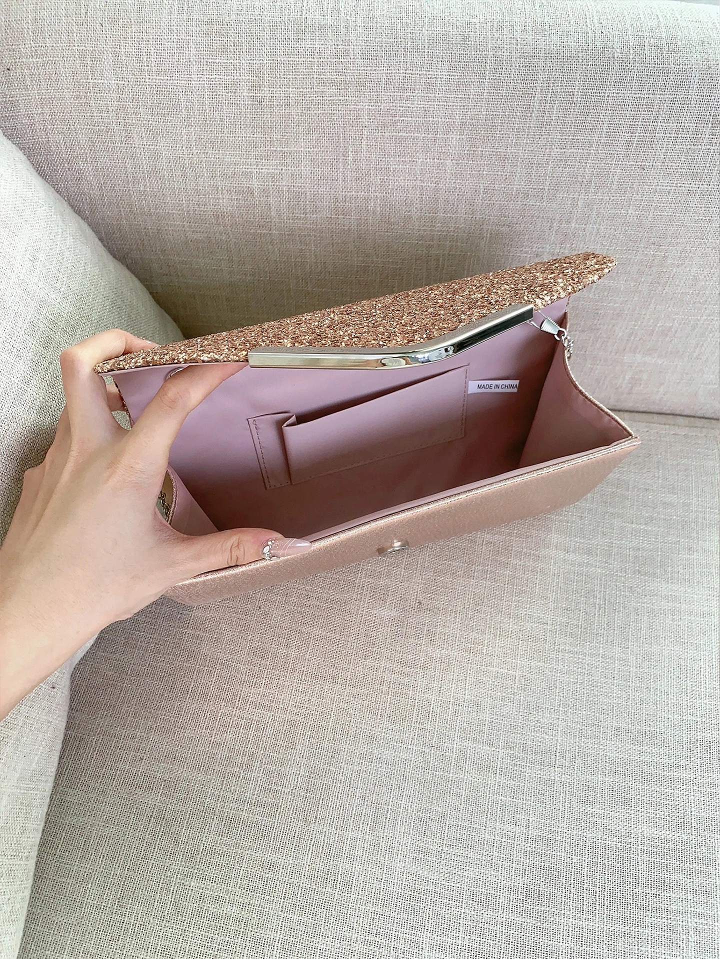 Odette- Pleated Satin Bag 37