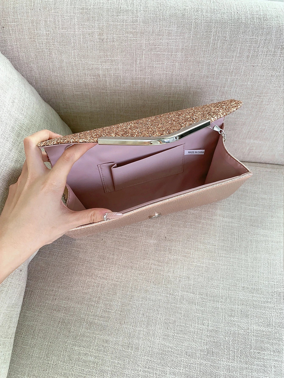 Odette- Pleated Satin Bag 37