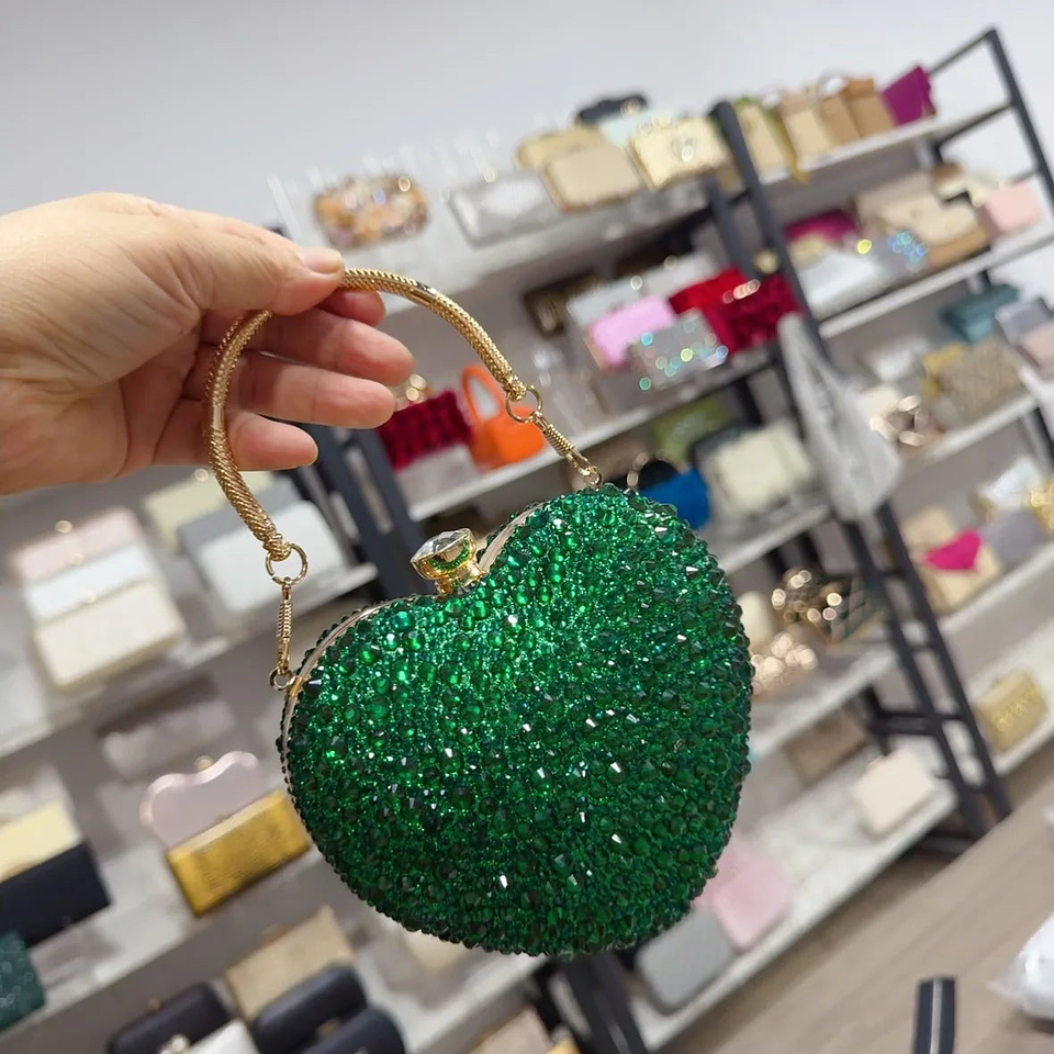 Flora- Glittery Clutch Bag 15