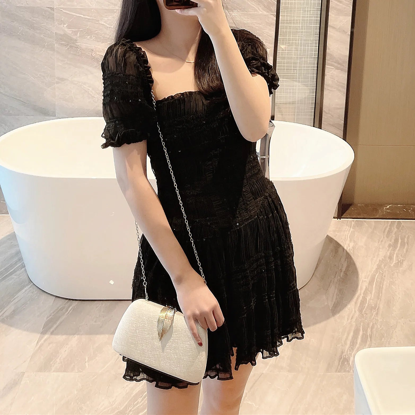 Lila- Vintage Clutch Bag 9