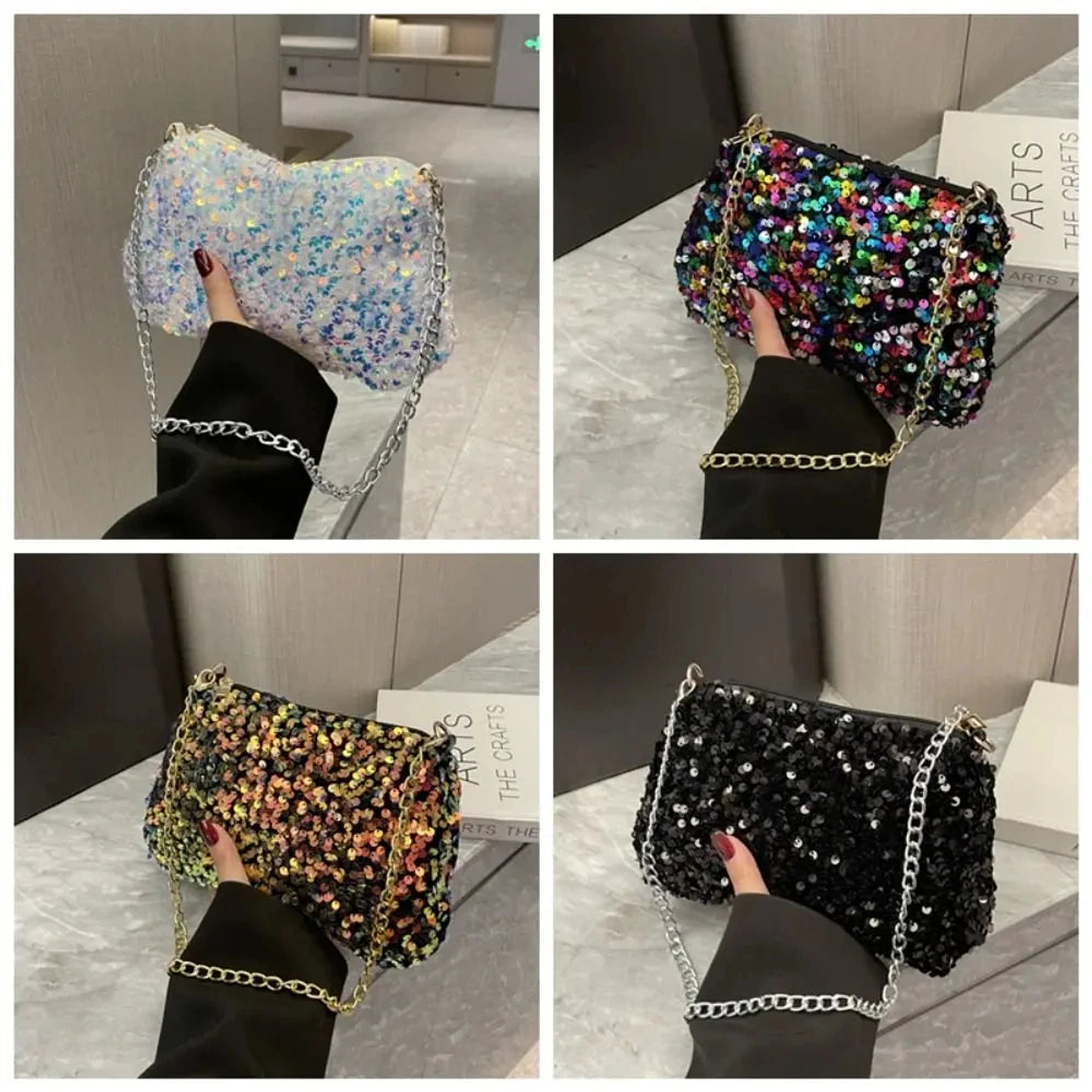 Ludmila- Sparkling Clutch Bag 2