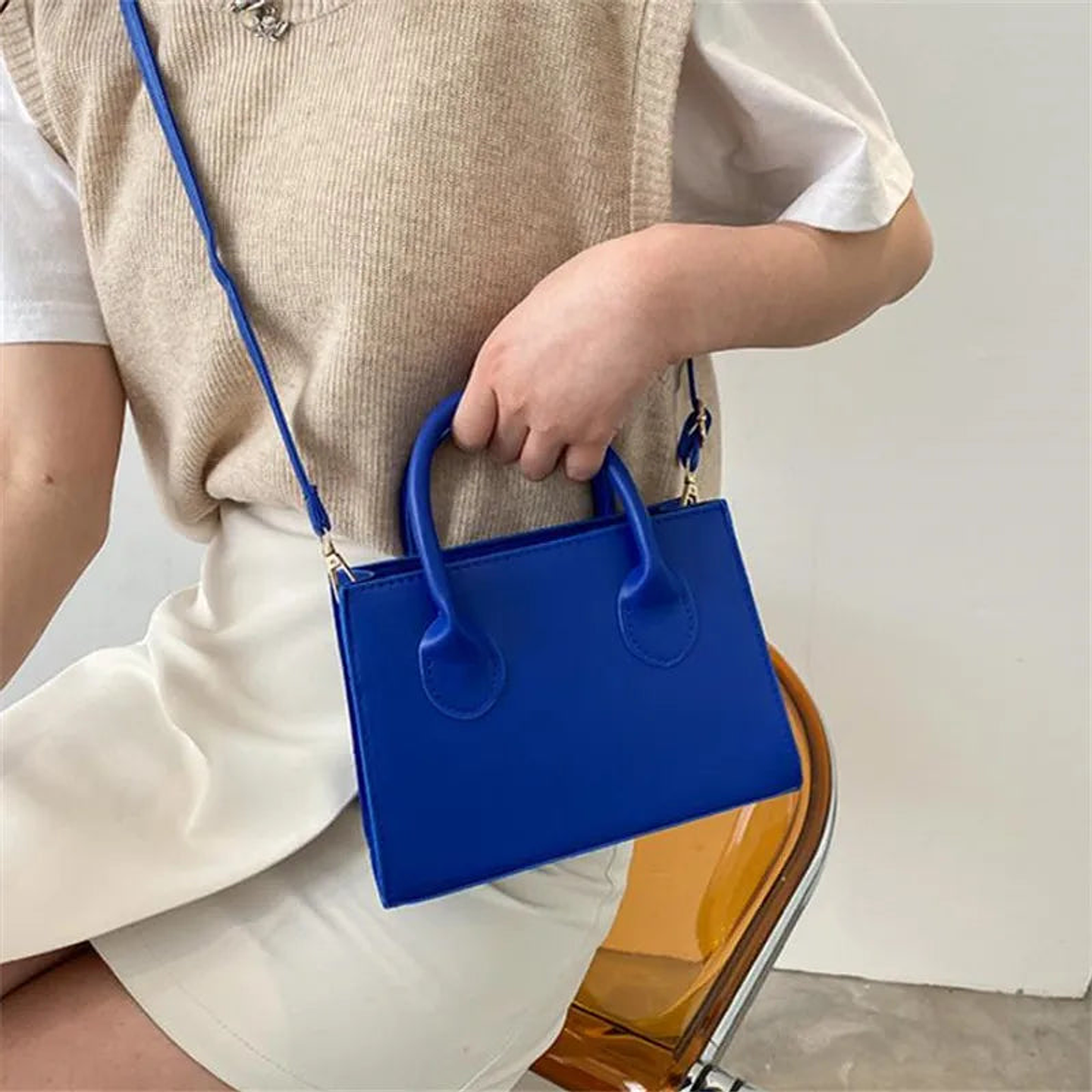 Alethea- Trendy Square Handbag 22