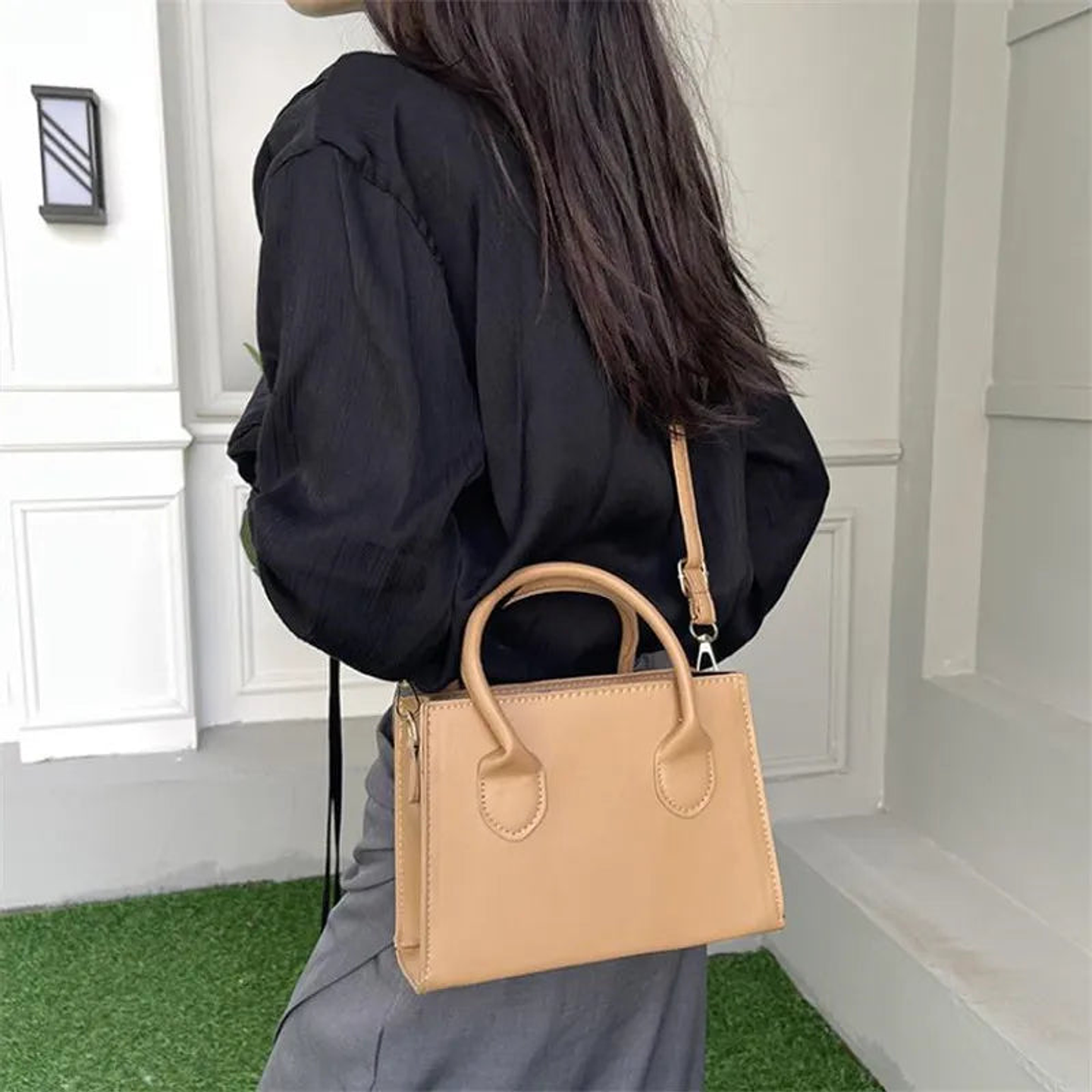 Alethea- Trendy Square Handbag 26