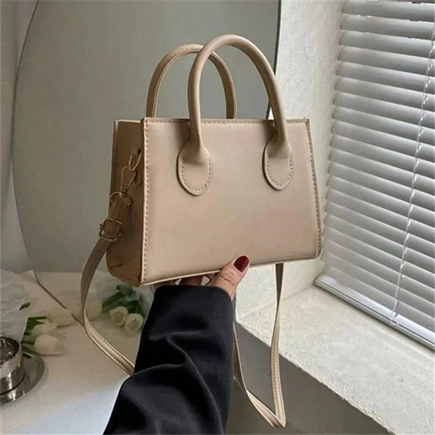 Alethea- Trendy Square Handbag 30