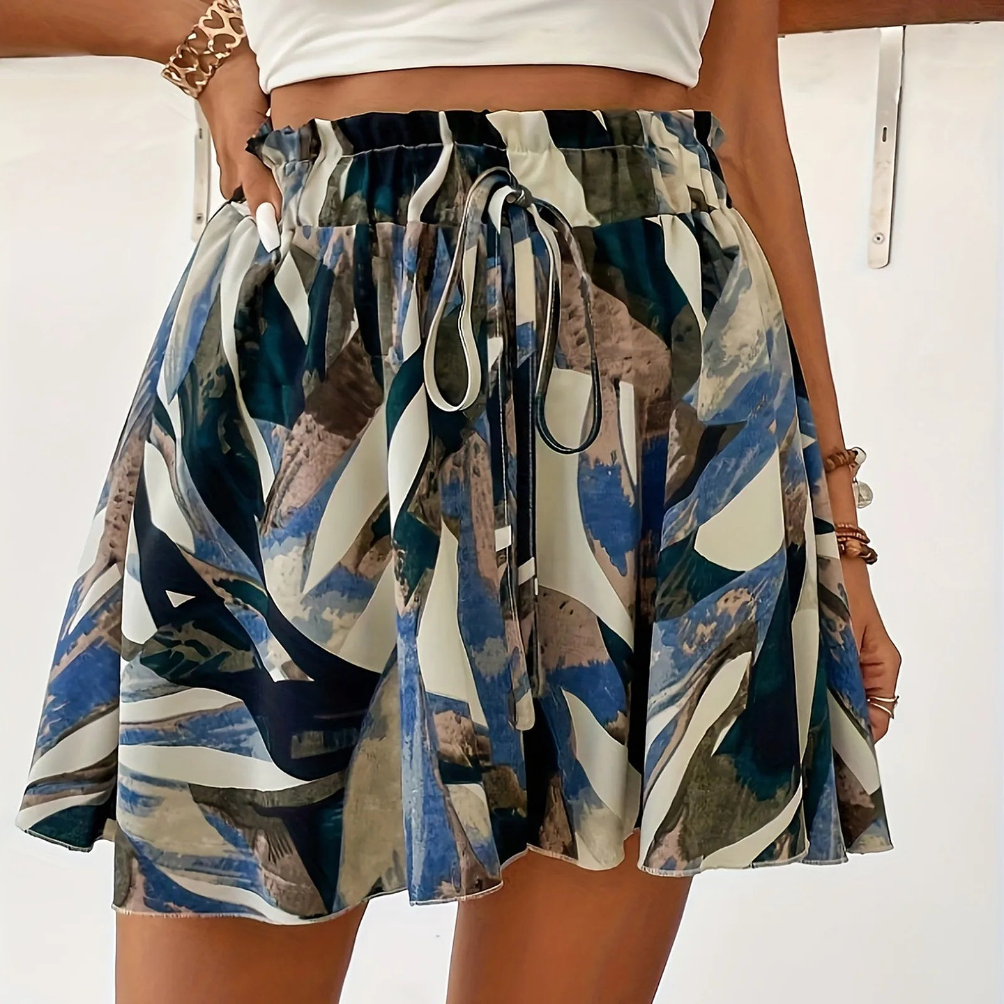 Vada- Bohemian Drawstring Shorts 27