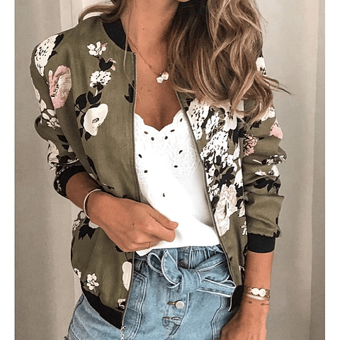 Inês- Elegant Floral Jacket
