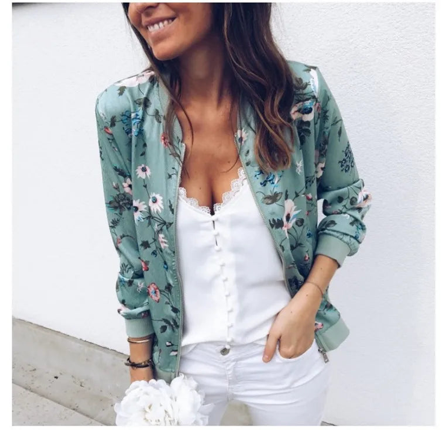 Inês- Elegant Floral Jacket 7