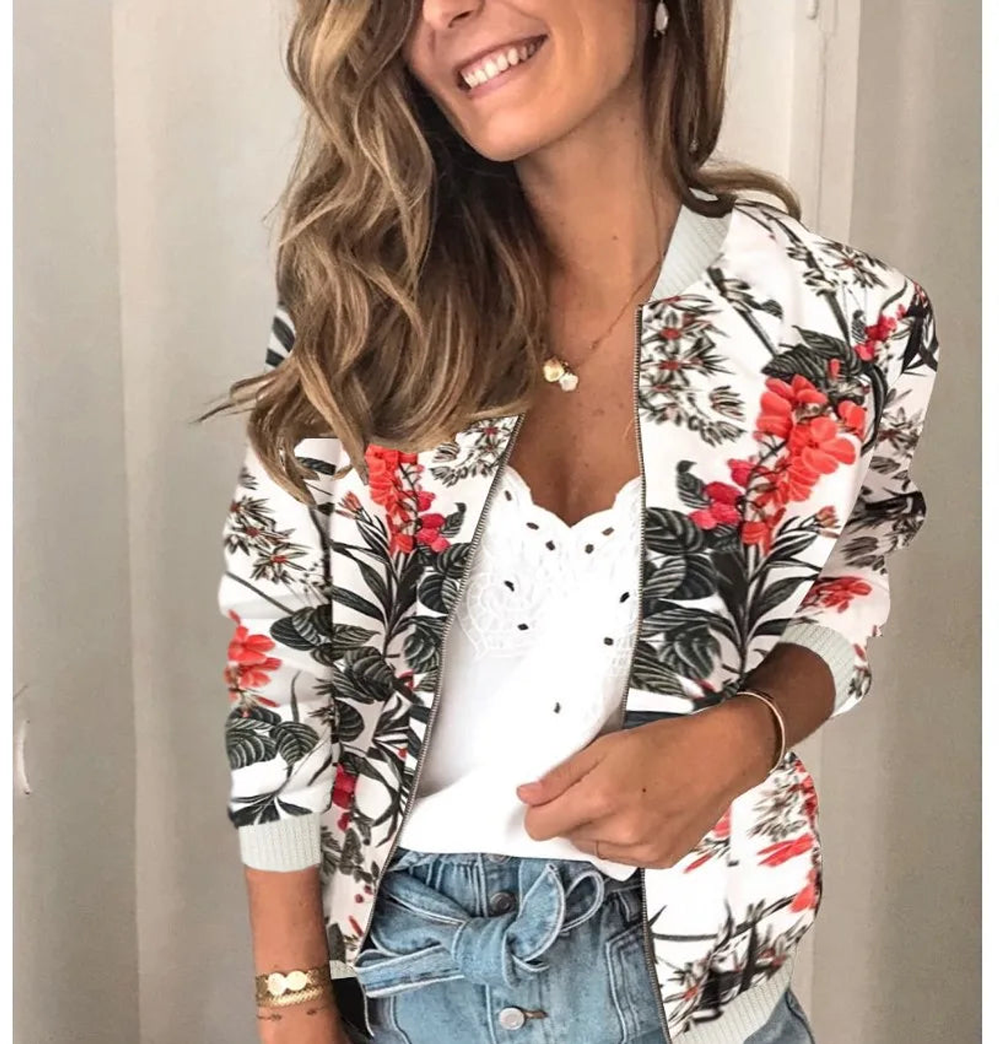 Inês- Elegant Floral Jacket 8