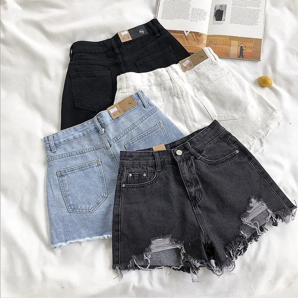 Wren- Ripped Denim Shorts 3