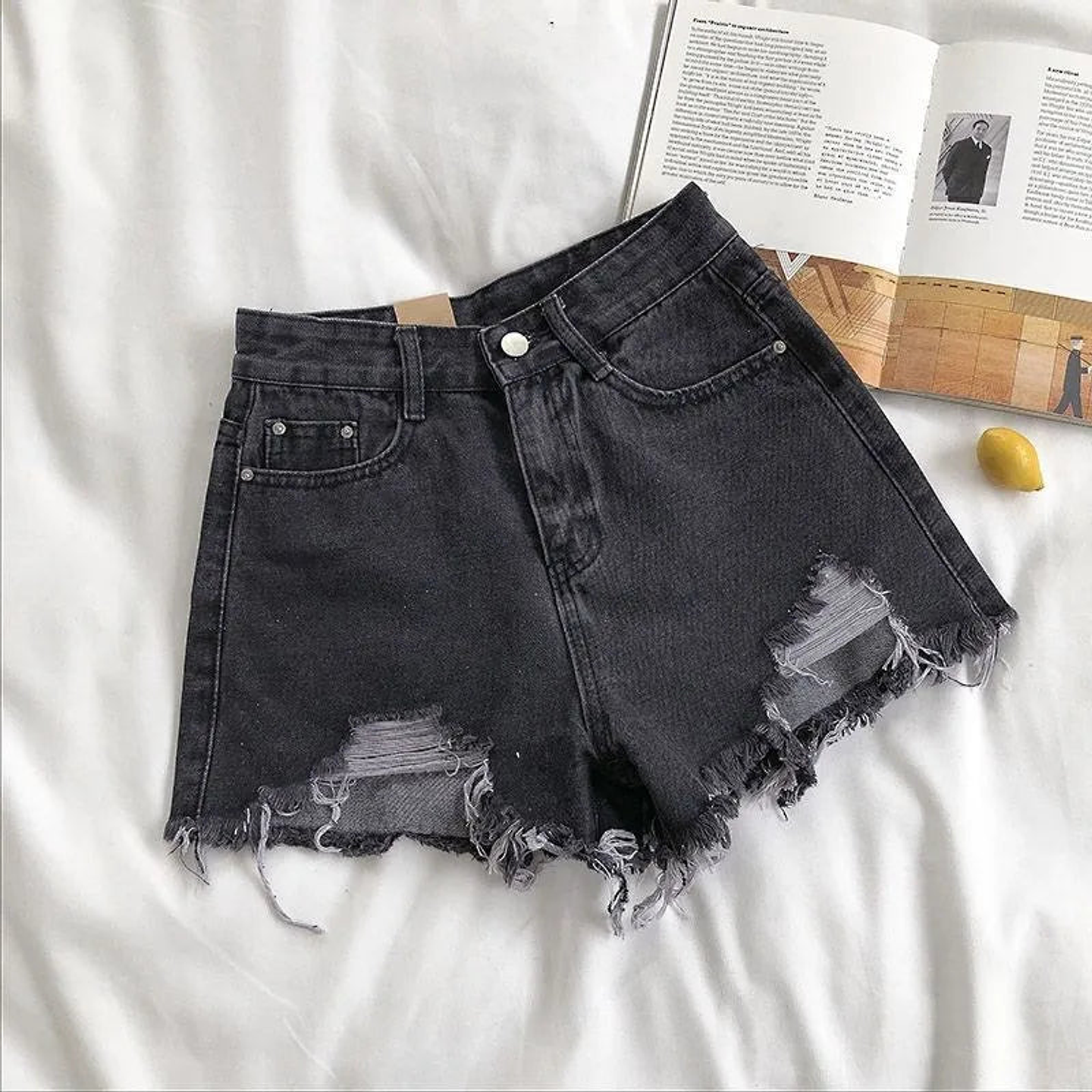 Wren- Ripped Denim Shorts 8