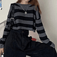 Onyx- Striped Knit Sweater - thumbnail 20