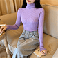 Evania- Turtleneck Knitted Sweater - thumbnail 10