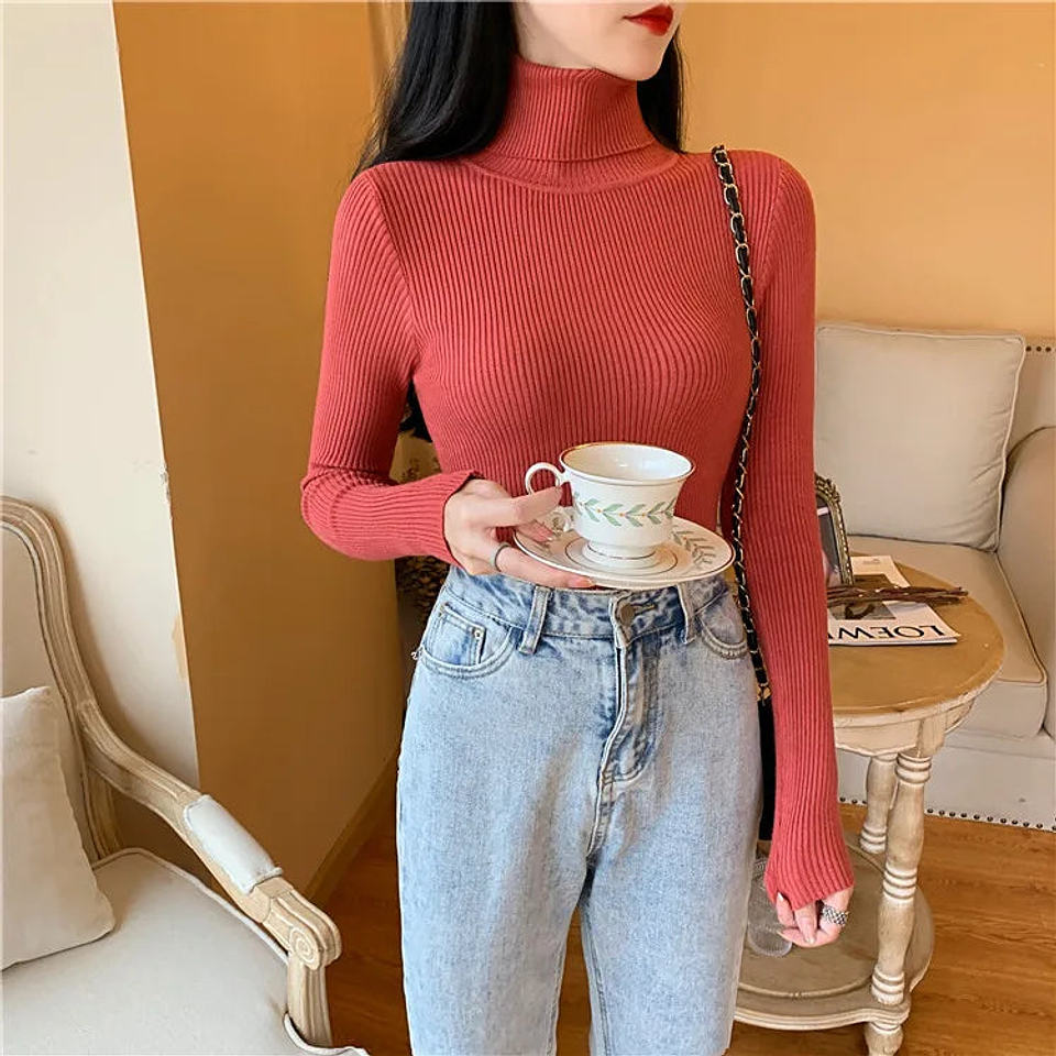 Evania- Turtleneck Knitted Sweater 13