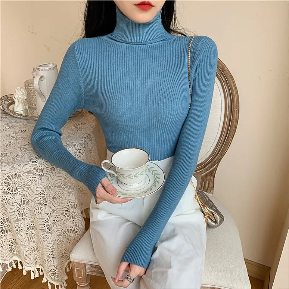 Evania- Turtleneck Knitted Sweater 14