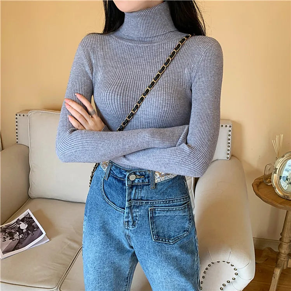 Evania- Turtleneck Knitted Sweater 20