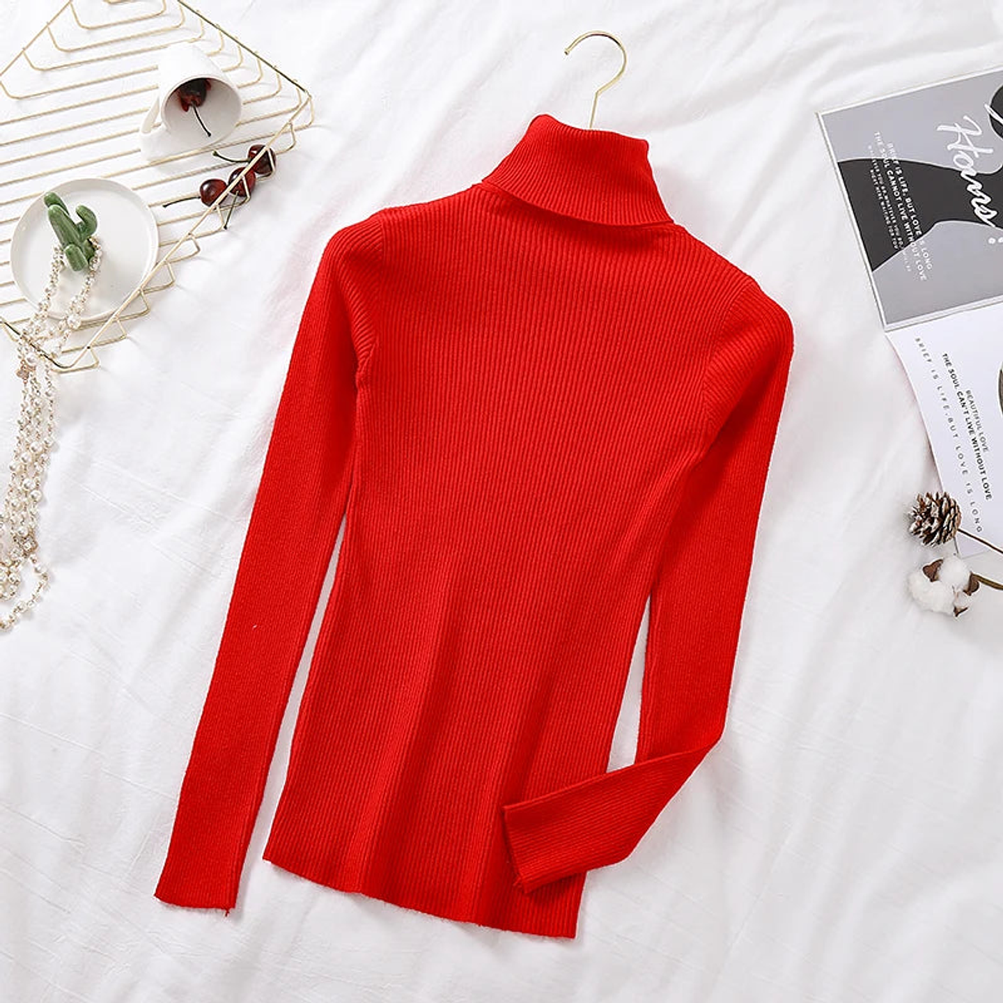 Evania- Turtleneck Knitted Sweater 22