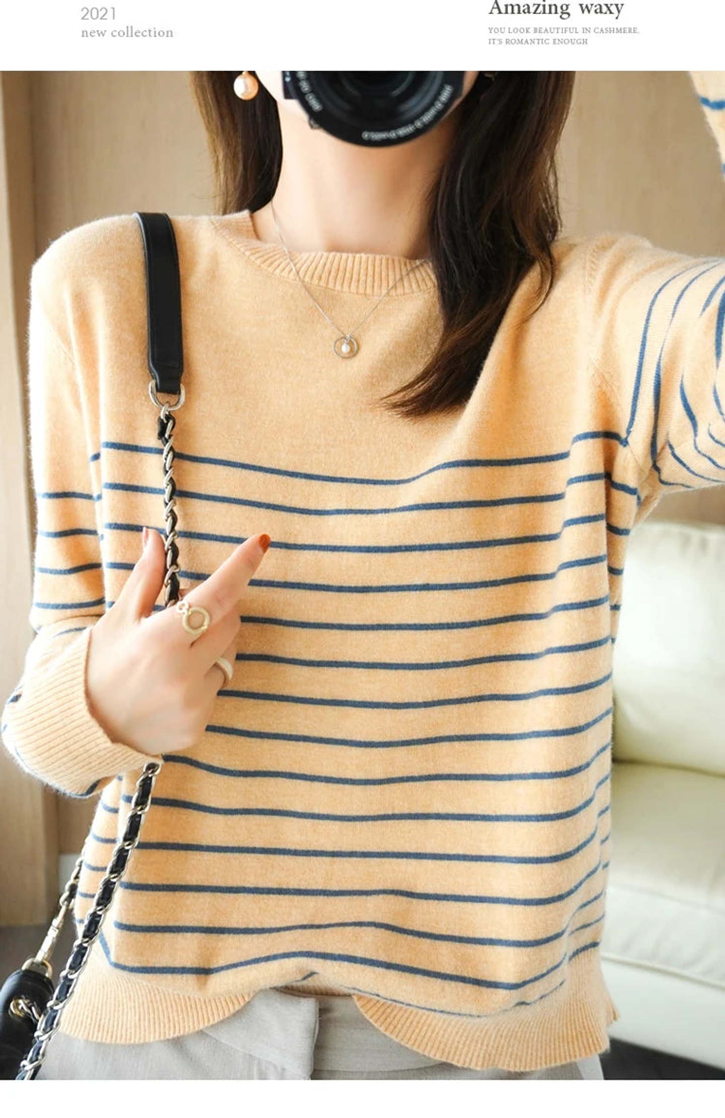 Shiloh- Loose Striped Sweater 8