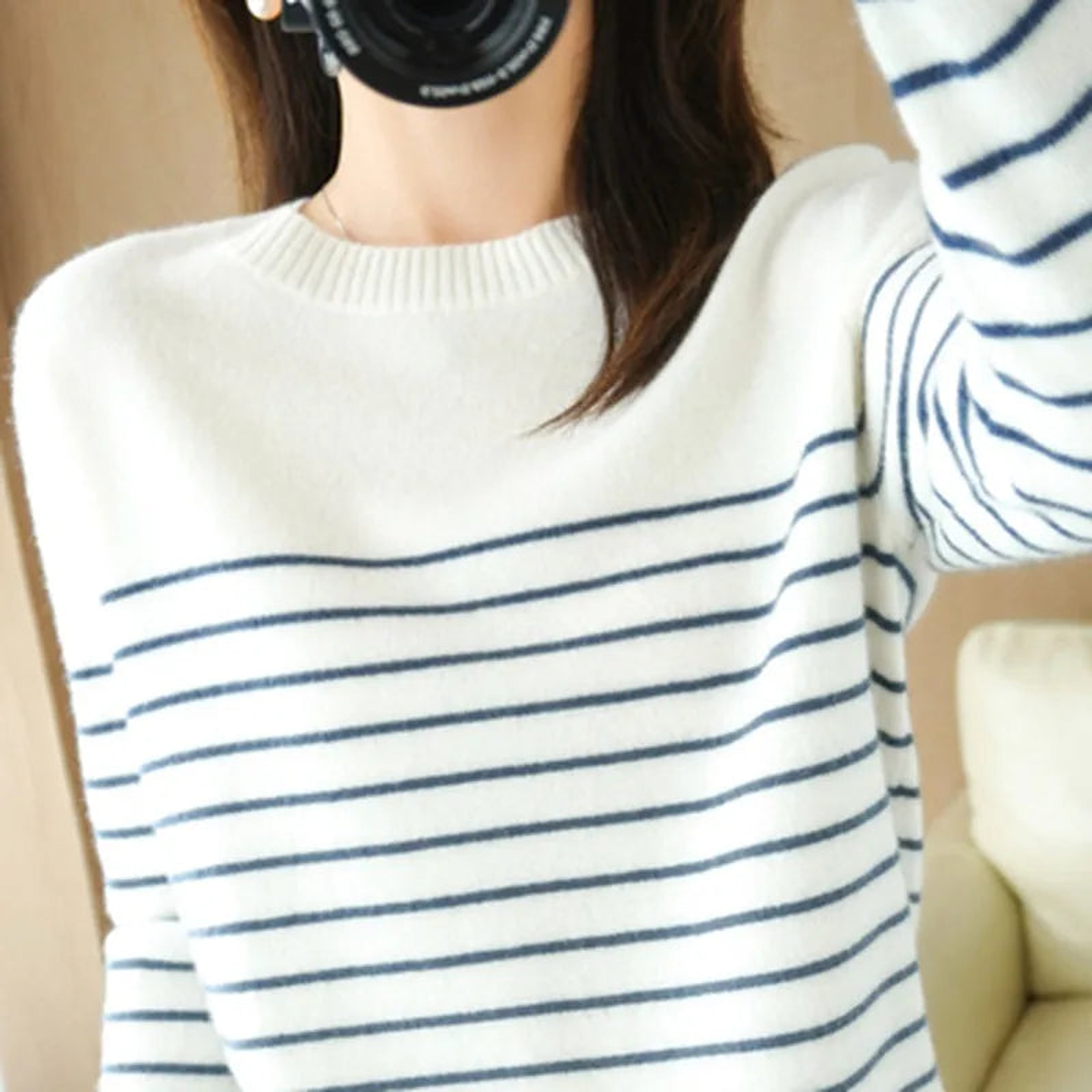 Shiloh- Loose Striped Sweater 13