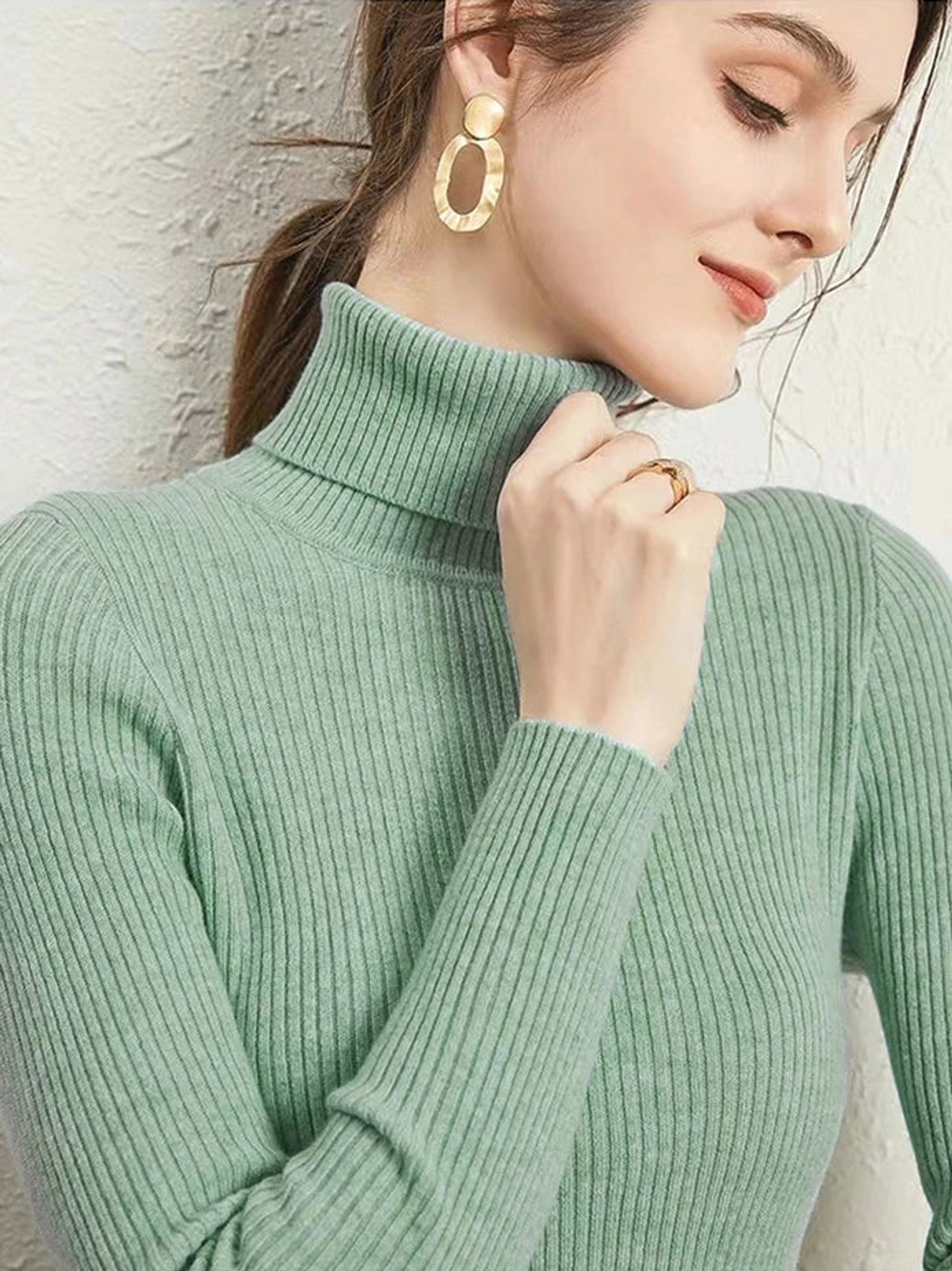 Alessia- Turtleneck Knit Sweater 6