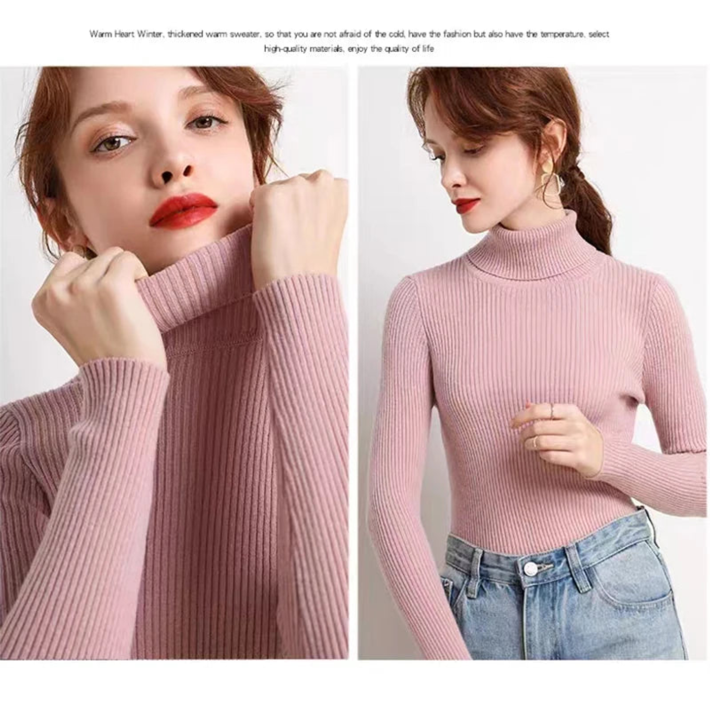 Alessia- Turtleneck Knit Sweater 9