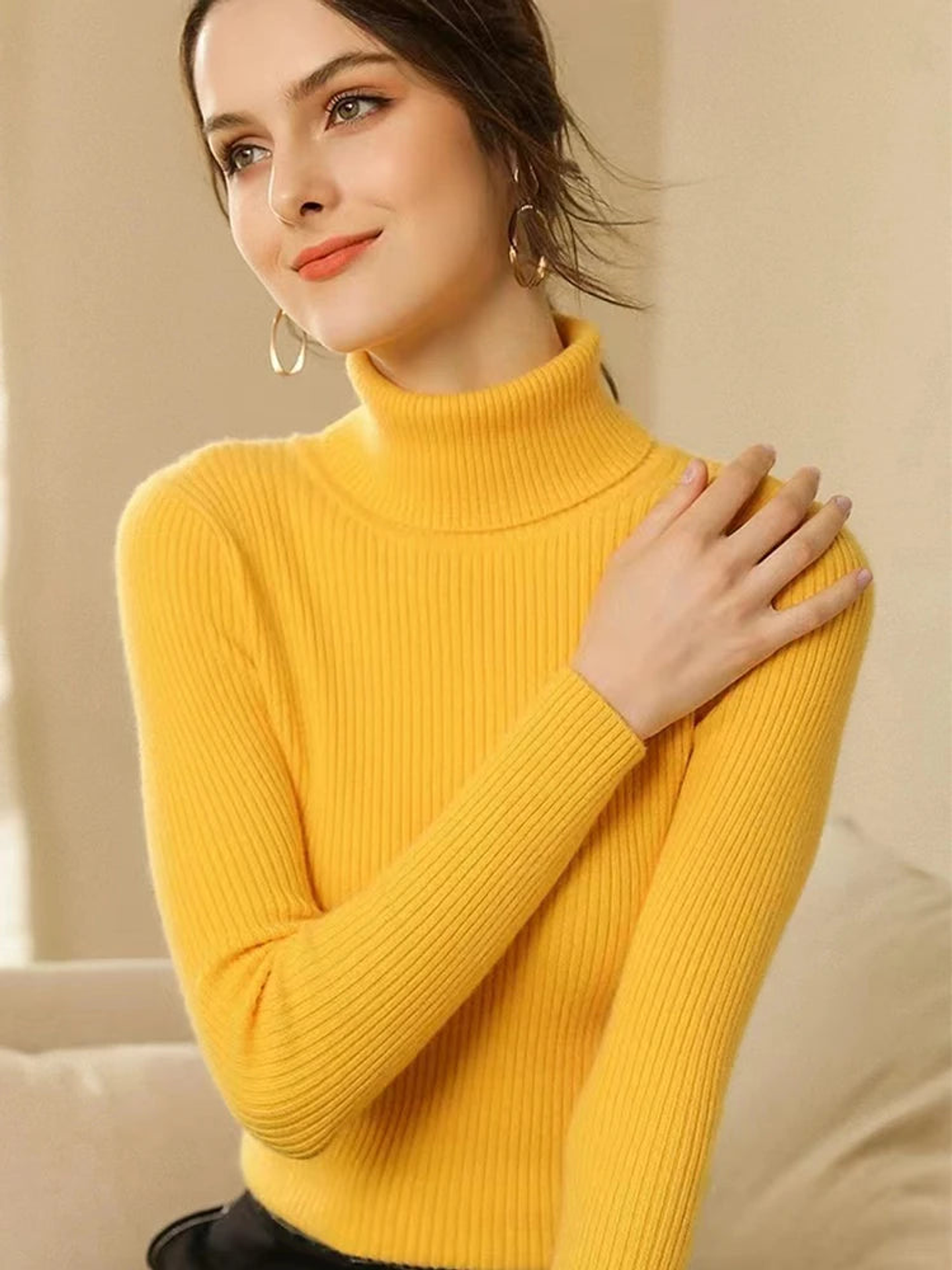 Alessia- Turtleneck Knit Sweater 15