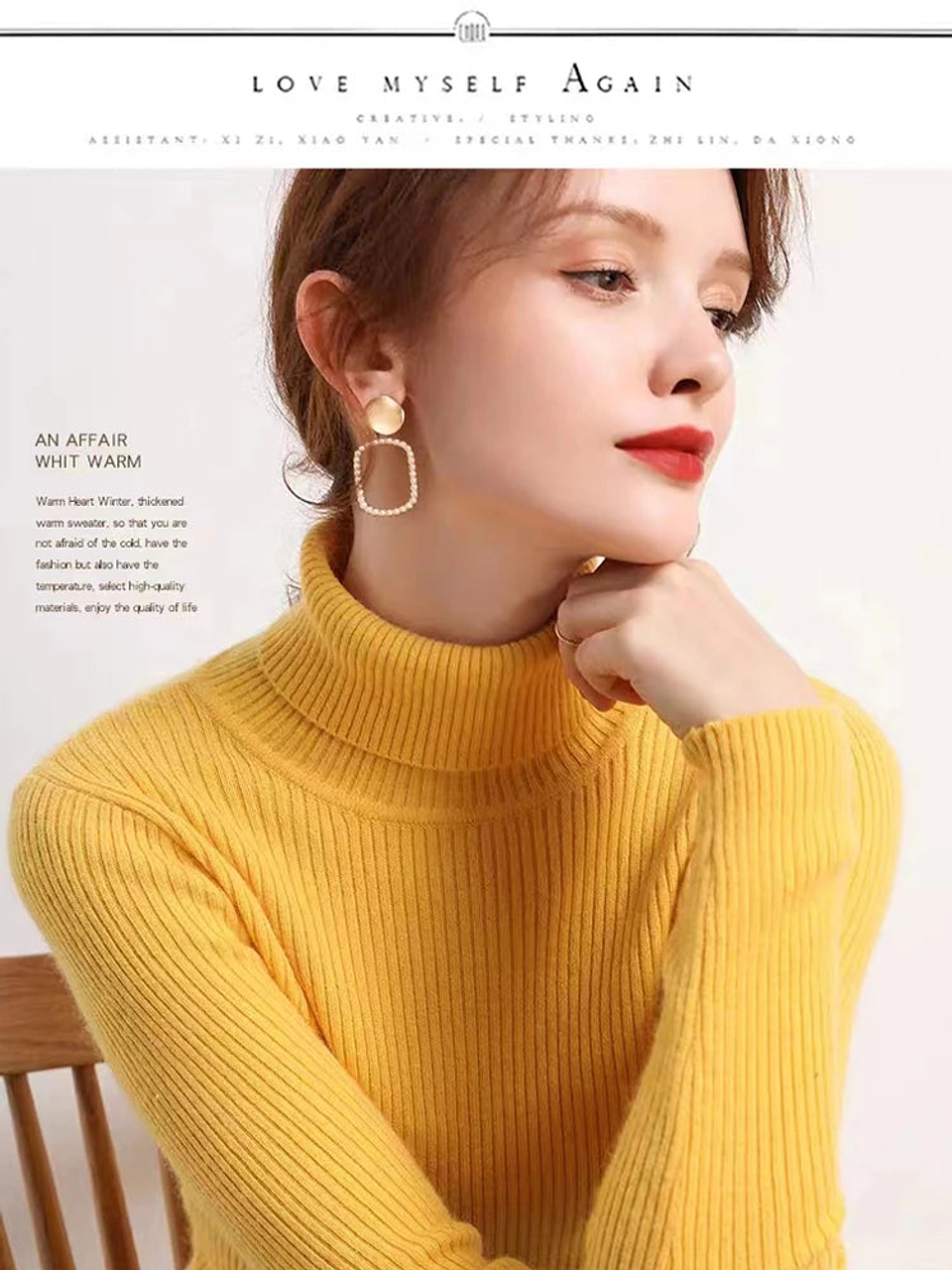 Alessia- Turtleneck Knit Sweater 16