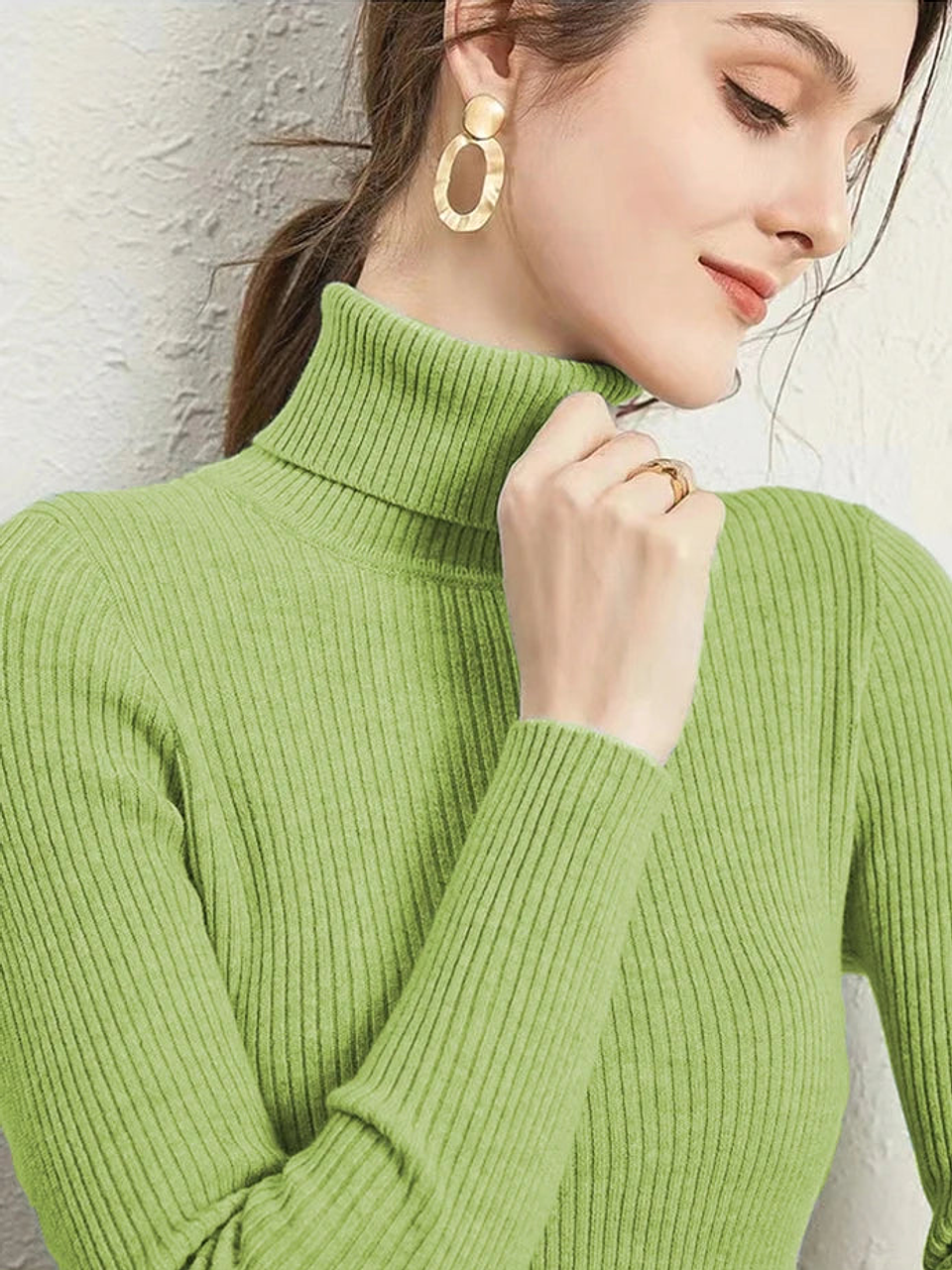Alessia- Turtleneck Knit Sweater 33