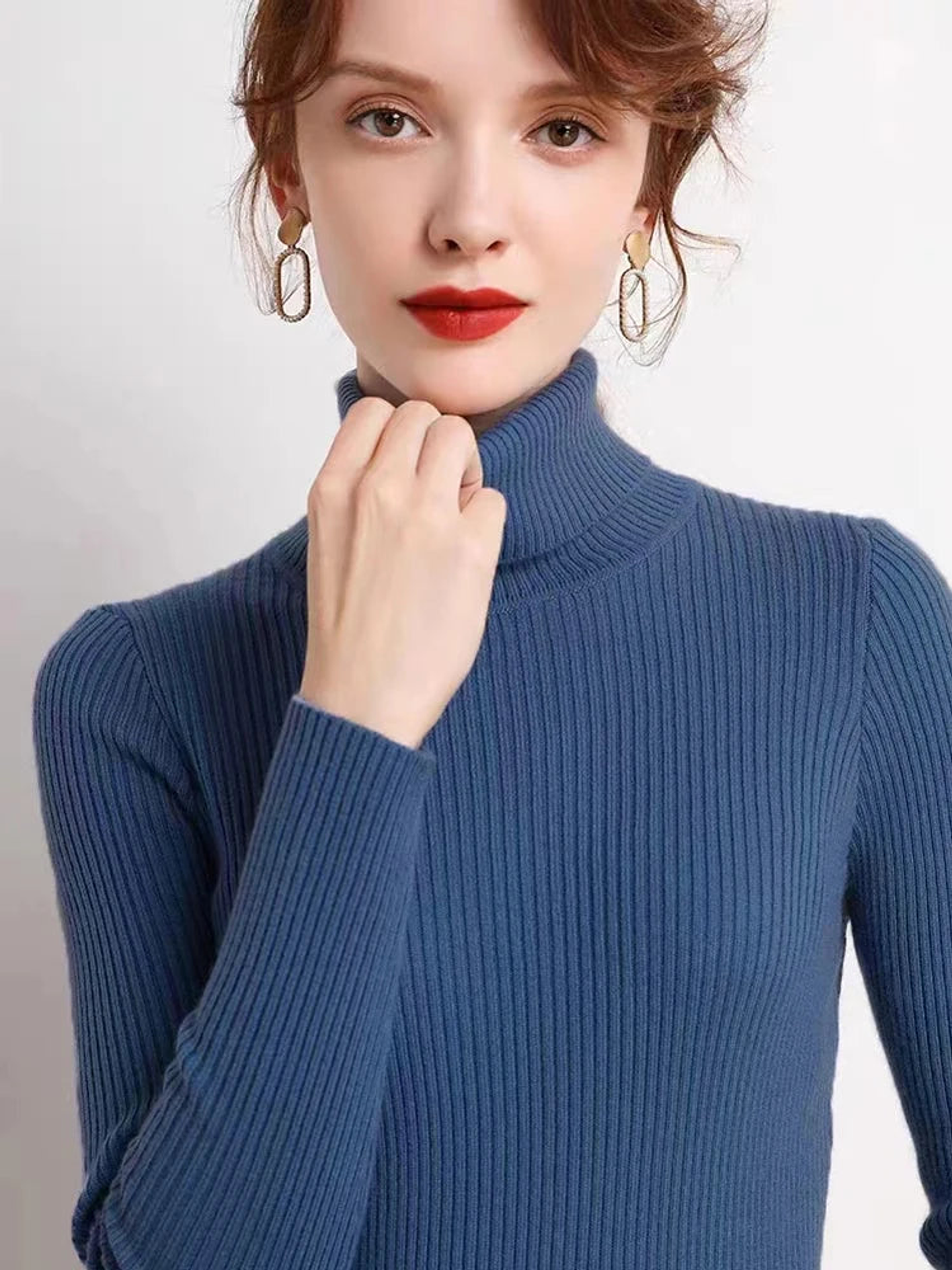 Alessia- Turtleneck Knit Sweater 40