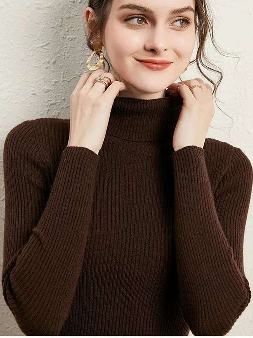 Alessia- Turtleneck Knit Sweater 45