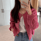 Elara- Retro Knitted Cardigan - thumbnail 3