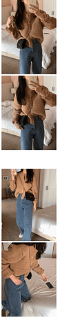 Elara- Retro Knitted Cardigan - thumbnail 6