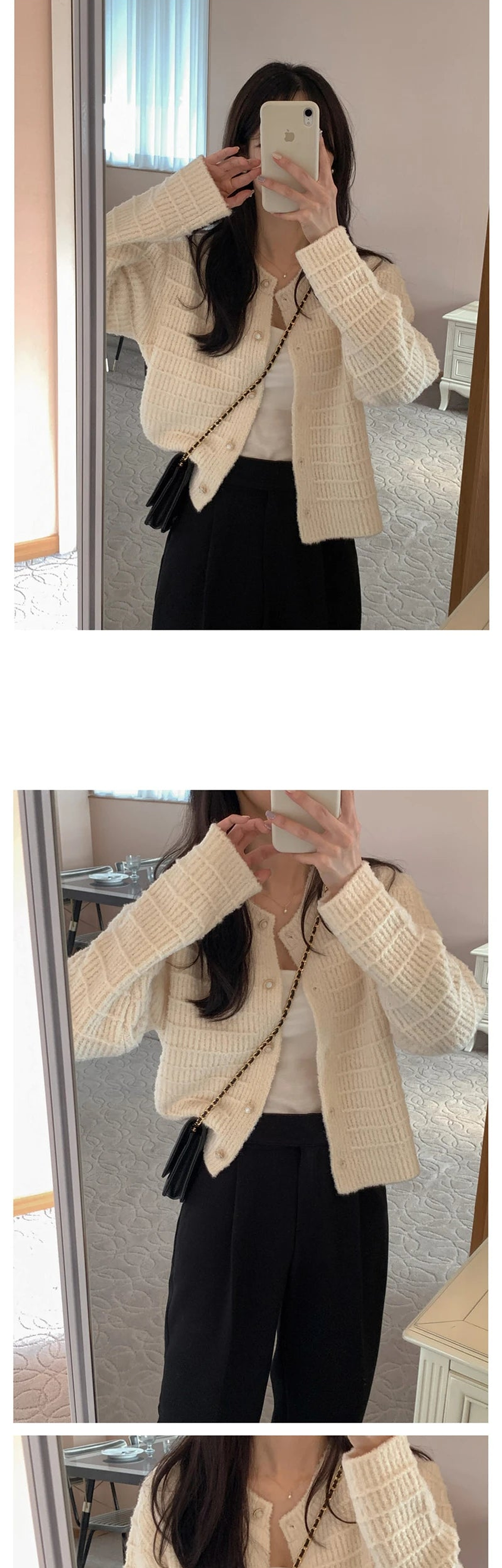 Elara- Retro Knitted Cardigan 7