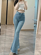 Isolde- Flared Denim Pants - thumbnail 1