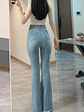 Isolde- Flared Denim Pants - thumbnail 3