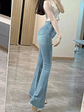 Isolde- Flared Denim Pants - thumbnail 10