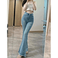 Isolde- Flared Denim Pants - thumbnail 17