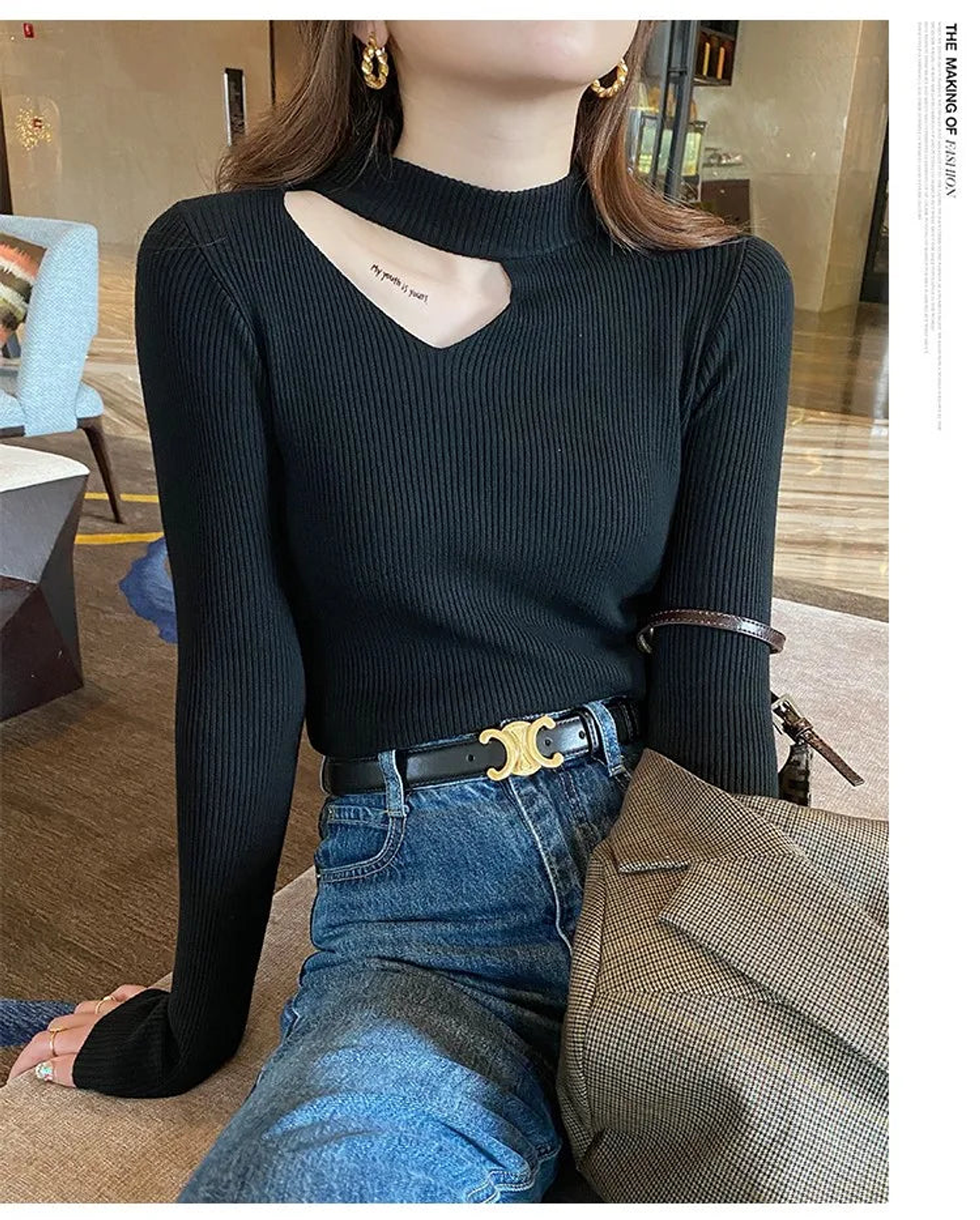 Hildegard- Hollow-Out Sweater 5