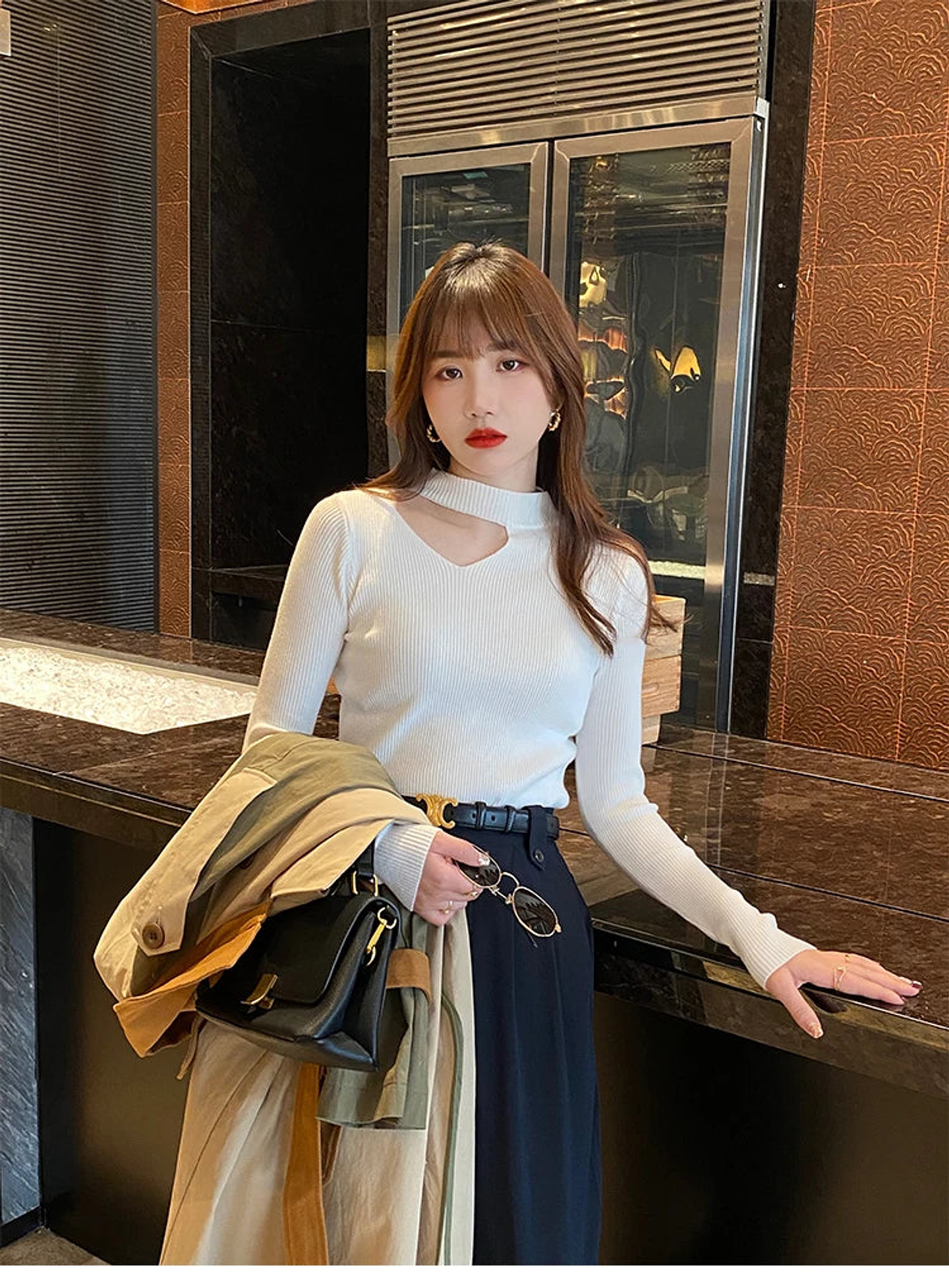 Hildegard- Hollow-Out Sweater 10