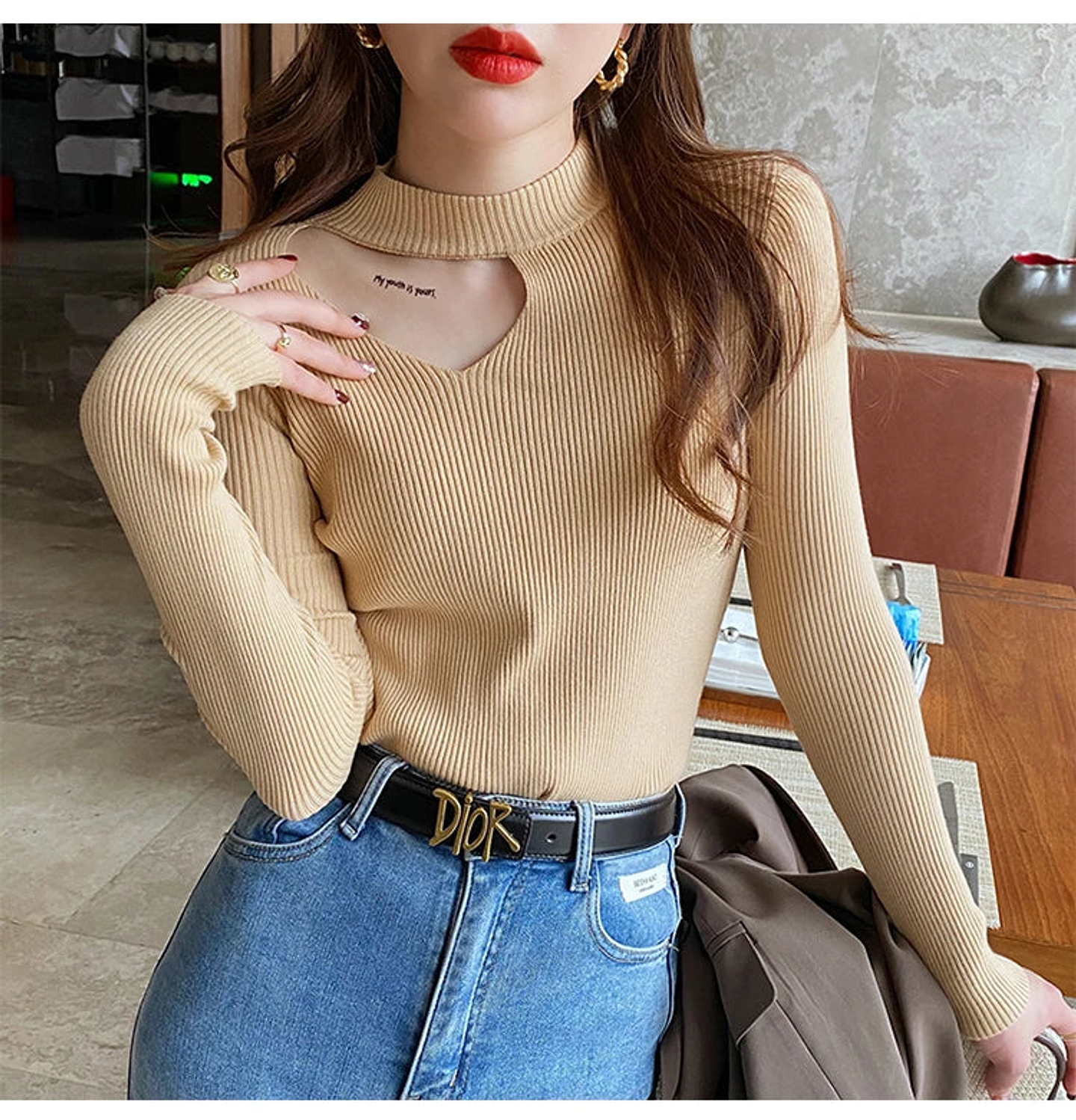 Hildegard- Hollow-Out Sweater 11