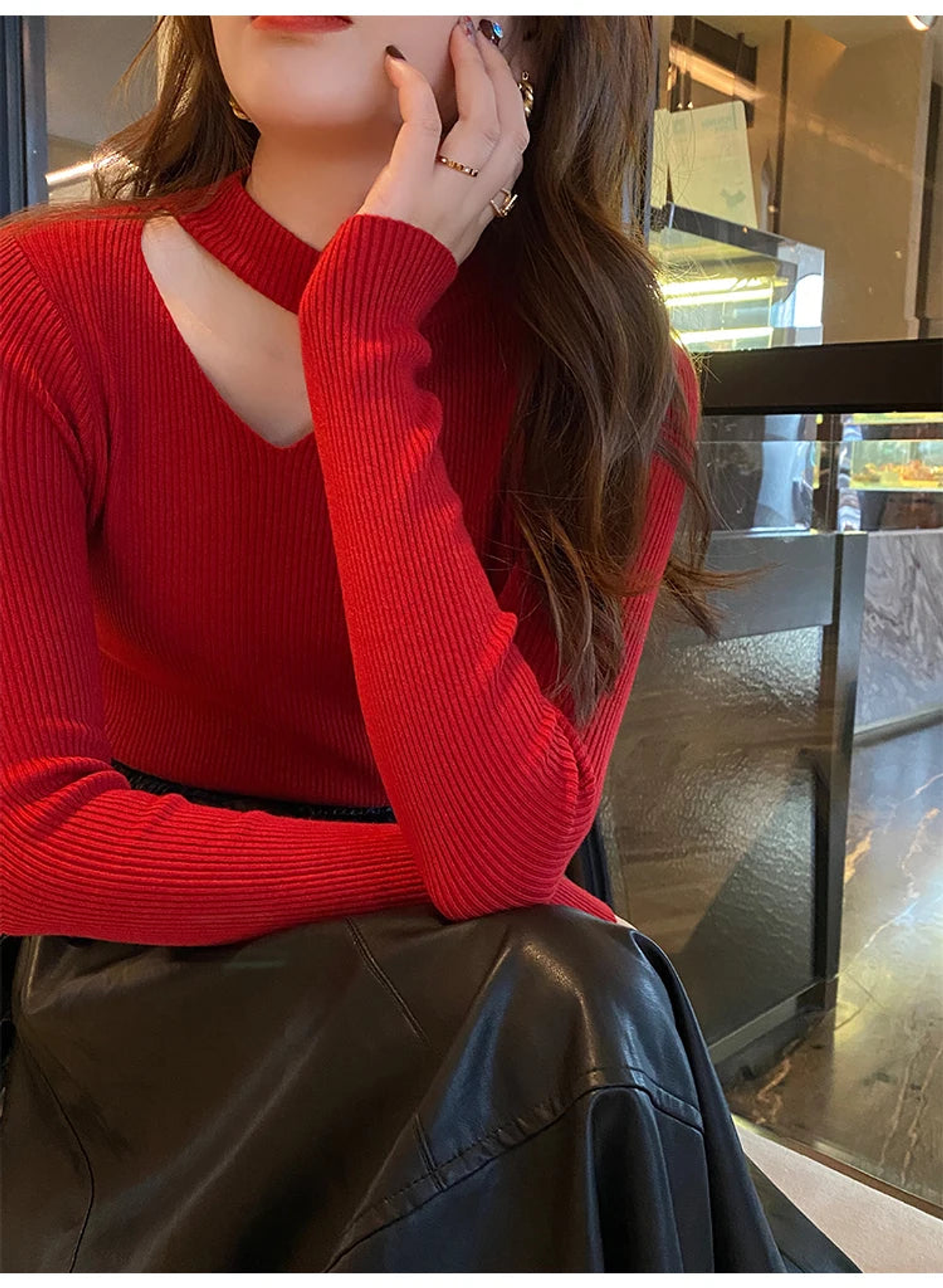 Hildegard- Hollow-Out Sweater 16