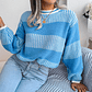 Zephyra- Casual Striped Knit Sweater - thumbnail 7
