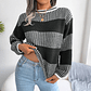 Zephyra- Casual Striped Knit Sweater - thumbnail 13