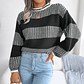 Zephyra- Casual Striped Knit Sweater - thumbnail 17