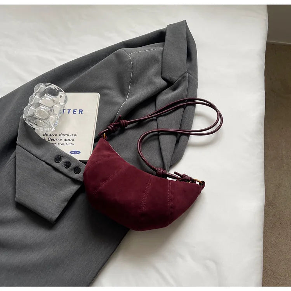 Zinnia- Velvet Shoulder Bag 15